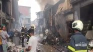 Kurla Fire: Massive Blaze Erupts at Plastic Godown in Sakinaka&rsquo;s India Market, No Injuries Reported (Watch Video)