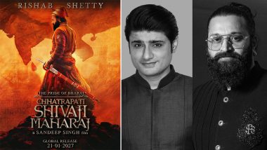 ‘The Pride of Bharat - Chhatrapati Shivaji Maharaj’: Rishab Shetty To Play the Legendary Warrior in Sandeep Singh’s Upcoming Film (View Poster)