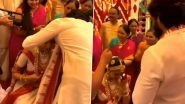 Sobhita Dhulipala Wipes Away Tears of Joy as Naga Chaitanya Ties the Mangalsutra in Their Wedding Ceremony (Watch Video)