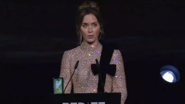 Red Sea Film Festival 2024: Emily Blunt Expresses Gratitude After Receiving the Red Sea Honouree Award (Watch Video)