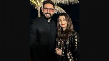 Aishwarya Rai and Abhishek Bachchan Make Stylish Appearance Together at Grand Wedding