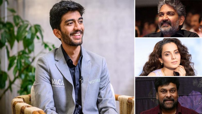 D Gukesh Wins FIDE World Chess Championship 2024: Kangana Ranaut, SS Rajamouli, Chiranjeevi and Others Applaud His Historic Victory