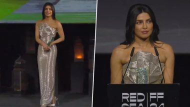 Red Sea Film Festival 2024: Priyanka Chopra Honoured for Her Contribution to Cinema, Thanks Husband Nick Jonas and Late Father in Touching Speech (Watch Video)