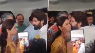 Allu Arjun Criticises Police for Entering Bedroom, Kisses Wife Before Arrest Over ‘Pushpa 2’ Incident (Watch Video)