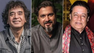 Ustad Zakir Hussain Passes Away: Grammy-Winner Ricky Kej, Anup Jalota and Music Icons Pay Tribute to Tabla Maestro