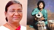 Ustad Zakir Hussain Passes Away: President Droupadi Murmu Pays Tribute to the Tabla Maestro; Says &lsquo; He Mesmerised Generations of Music Lovers Across the World&rsquo; (View Post)