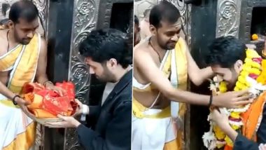 Utkarsh Sharma Attends Bhasma Aarti at Shri Mahakaleshwar Temple Ahead of 'Vanvaas' Release (Watch Video)