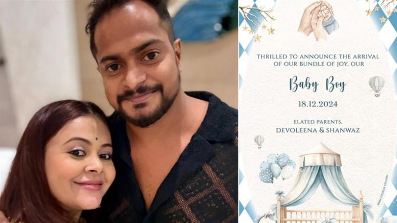‘Our Little Angel BOY’: Devoleena Bhattacharjee and Shanawaz Shaikh Welcome Their First Child (View Post)