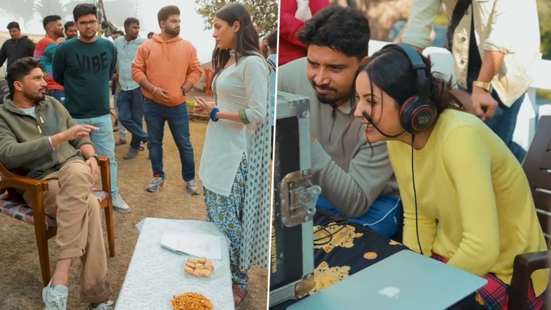 ‘Ikk Kudi’: Shehnaaz Gill Shares Exciting Behind-the-Scenes Moments From Her Debut As Producer (Watch Video)