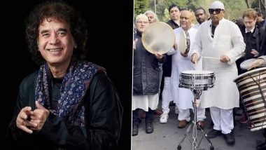 Tribute to Zakir Hussain: A Sivamani and Drummers Perform at San Francisco Cemetery