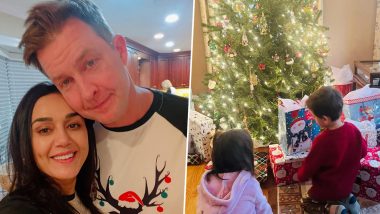 Preity Zinta Christmas Celebration: Adorable Family Photos with Husband and Twin Kids