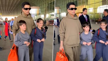 Karan Johar Takes Off for a Family Vacation Ahead of New Year with Kids Yash and Roohi