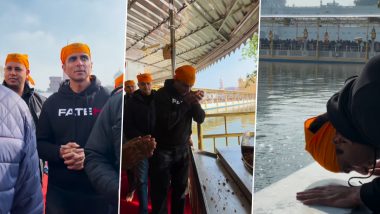 Sonu Sood Seeks Blessings at Golden Temple Ahead of ‘Fateh’ Release on January 10, 2025 (Watch Video)