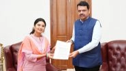 Santosh Deshmukh Murder: Prajakta Mali Meets Maharashtra CM Devendra Fadnavis After BJP MLA Suresh Dhas Links Her Name to Beed Sarpanch Case