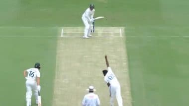 Jasprit Bumrah Produces An Unplayable Delivery To Dismiss Usman Khawaja On Day 2 of IND vs AUS 3rd Test 2024 (Watch Video)