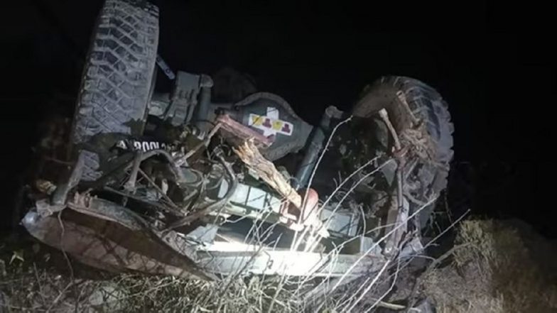 Poonch Road Accident: 5 Soldiers Killed, Others 5 Injured As Army Vehicle Falls Into 300-Feet-Deep Gorge in Jammu and Kashmir