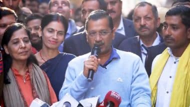 Delhi Assembly Elections 2025: Arvind Kejriwal Announces INR 10 Lakh Insurance for Auto Drivers, Aid for Daughters’ Weddings (Watch Video)