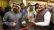 PM Modi Kuwait Visit: Prime Minister Narendra Modi Lauds Arabic Translator, Publisher of Ramayana, Mahabharata (See Pics)
