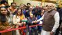 PM Narendra Modi Meets 101-Year-Old Former IFS Officer Mangal Sain Handa, Gets a Rousing Welcome in Kuwait (See Pics)