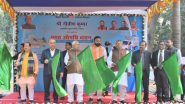 Bihar CM Nitish Kumar Launches ‘109 Free Medicine Vehicles’ in Patna as Part of ‘Swasth Bihar Mission’ (See Pics and Video)