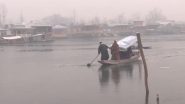 Jammu and Kashmir Weather Forecast: At Minus 8.5 Degrees Celsius, Srinagar Records Lowest Minimum Temperature in 24 Years (Watch Video)