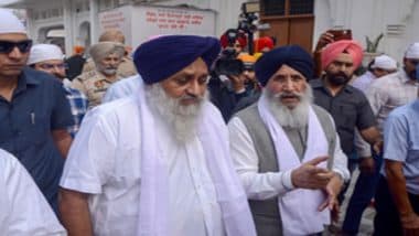 Punjab: Akal Takht Orders Sukhbir Singh Badal To Clean Utensils, Shoes in Golden Temple