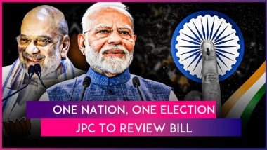 One Nation, One Election: Bill for Simultaneous Polls Introduced in Lok Sabha, Sent to JPC for Review