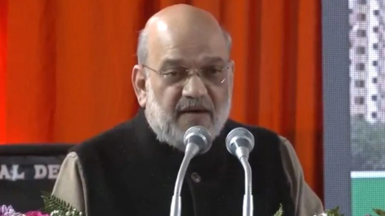 BJP Unveils Part 3 of Delhi Assembly Election 2025 Manifesto: Amit Shah Promises ‘Yamuna Revamp, Conversion of Refugees’ Leasehold Properties to Freehold Given During Partition’ (Watch Video)