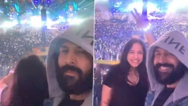 ‘Sky Full of Stars in My College Campus’: Kartik Aaryan Attends Day 3 of Coldplay’s ‘Music of the Spheres’ Mumbai Concert at DY Patil Stadium, Calls the Experience ‘Pure Magic’ (Watch Video)