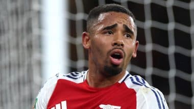 Premier League 2024–25: Arsenal Forward Gabriel Jesus To Undergo Surgery for ACL Injury