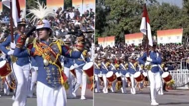 Republic Day Parade 2025: Indonesian Armed Forces Captivate Audience With March, Band Performance at Kartavya Path on Gantantra Diwas (See Pics and Video)