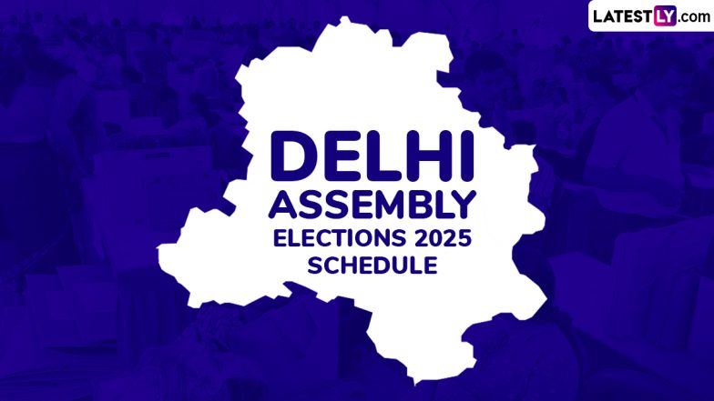 Delhi Assembly Election 2025 Date and Full Schedule Announced by EC: Polling on February 5, Result on February 8