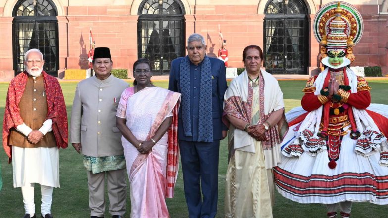 Republic Day 2025: President Droupadi Murmu Hosts R-Day ‘At Home’ Reception for Dignitaries at Rashtrapati Bhavan (See Pics)