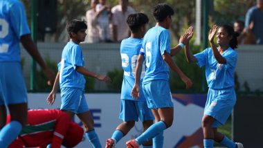 India Women Defeat Maldives Women 11-1 in 2nd International Football Friendly; Lhingdeikim Hits Four Goals As Blue Tigresses Notch Up Comprehensive Win