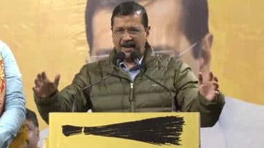 AAP Supremo Arvind Kejriwal Accuses BJP of Giving ‘Freebies to Corporates’, Says ‘Delhi Assembly Elections 2025 Battle of 2 Ideologies’