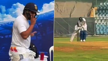 Rohit Sharma Shows Up at Mumbai Ranji Team Practice (Watch Video)