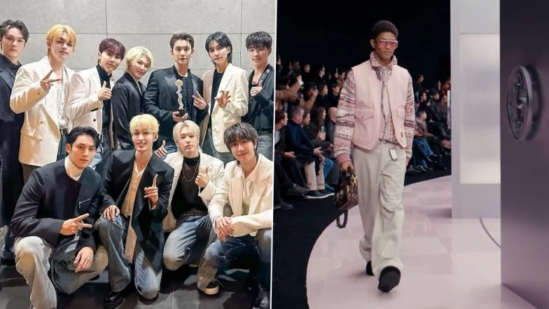 SEVENTEEN x Pharrell Williams: &lsquo;Bad Influence&rsquo; Mid-Tempo Track Dominates Louis Vuitton Fall-Winter 2025 Runway at Paris Fashion Week (Watch Video)