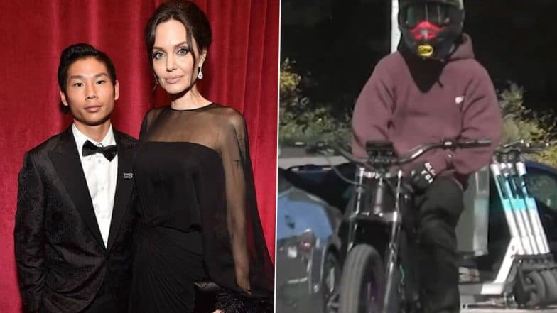 Angelina Jolie and Brad Pitt’s Son Pax Jolie-Pitt in Another E-Bike Accident Six Months After Hospitalisation (Watch Video)