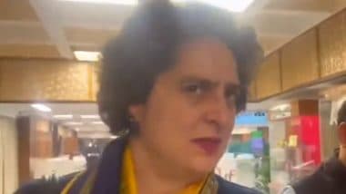 'She Fully Respects President of India': Priyanka Gandhi Vadra Defends Sonia Gandhi's 'Poor Thing' Remark on President Droupadi Murmu (Watch Video)