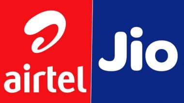 Reliance Jio and Airtel Introduces New Voice, SMS Only Plans for Prepaid Users in India; Check Validity and Other Details