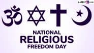 National Religious Freedom Day 2025 Date in US: Know History and Significance of the Day That Commemorates the Signing of Virginia Statute for Religious Freedom