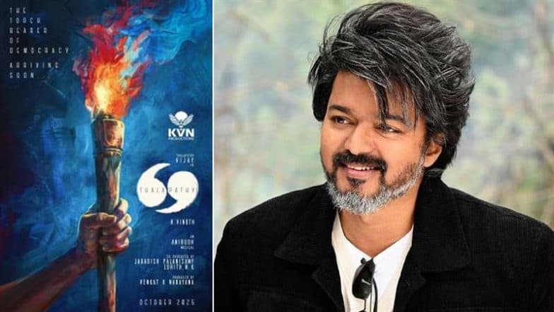 ‘Thalapathy 69’: Title and First Look of Vijay’s Final Acting Venture Directed by H Vinoth To Be Unveiled on THIS Special Date! (View Post)