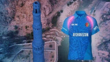 Afghanistan Jersey for ICC Champions Trophy 2025 Revealed, Design Inspired By Jam Minaret (Watch Video)