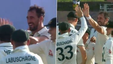 Mitchell Starc Becomes Third Australian Pacer To Claim 700 International Wickets, Achieves Feat During SL vs AUS 1st Test 2025 (Watch Wicket Video)