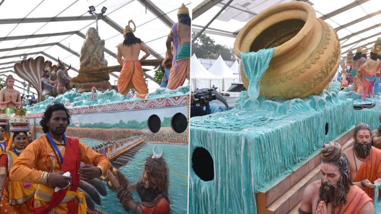 Republic Day 2025 Tableaux: Uttar Pradesh Tableau on Kartavya Path To Showcase ‘Maha Kumbh 2025’ Event, Will Feature Replica of ‘Amrit Kalash’ at Forefront (See Pics)