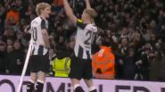 Anthony Gordon Imitates Gunners’ Legend Thierry Henry’s Celebration After Scoring in Arsenal vs Newcastle United Carabao Cup 2024-25 Match at Emirates Stadium (Watch Video)