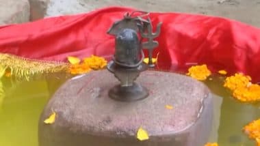 ‘Ram’ Stone at Maha Kumbh Mela 2025: Stone Inscribed With ‘Ram’ Appears To Float in Water at Mahakumbh, Devotees Flock To Witness ‘Miracle’ (Watch Video)