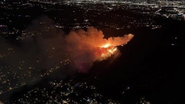 Los Angeles Wildfire: Evacuations Ordered As Sunset Fire Breaks Out Near Runyon Canyon in Hollywood Hills