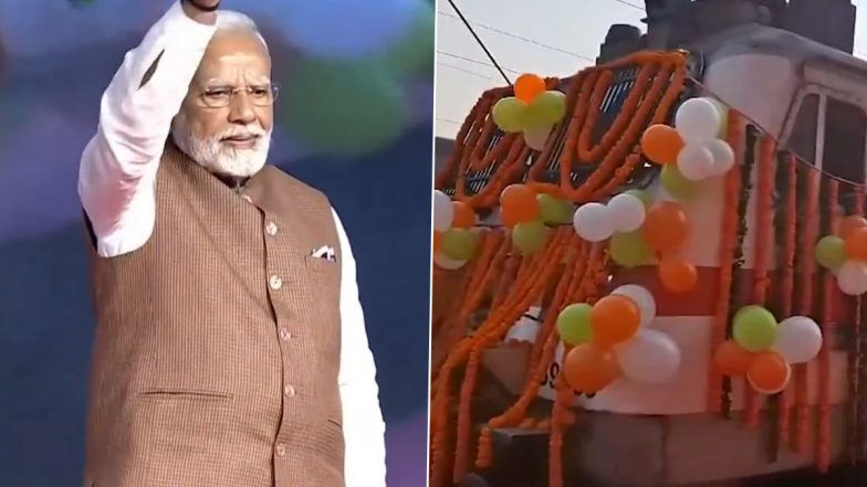 PM Narendra Modi Flags Off Pravasi Bharatiya Express, a Special Tourist Train for NRIs