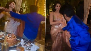 Nandamuri Balakrishna and Urvashi Rautela Shake a Leg to ‘Dabidi Dibidi’ As They Celebrate the Success of ‘Daaku Maharaaj’ (Watch Video)